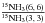 \hbox{$\frac{^{15}{\rm NH}_{3} (6,\,6)}{^{15}{\rm NH}_{3} (3,\,3)}$}