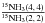 \hbox{$\frac{^{15}{\rm NH}_{3} (4,\,4)}{^{15}{\rm NH}_{3} (2,\,2)}$}