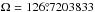 \hbox{$\Omega=126\fdg7203833$}