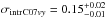\hbox{${\sigintr}_{\mathrm{C07}vy}=0.15^{+0.02}_{-0.01}$}
