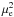 \hbox{$\mu_{\rm e}^2$}