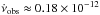 \hbox{$\dot\nu_{\rm obs}\thickapprox0.18\times10^{-12}$}