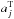 \hbox{$a_j^{\rm T}$}