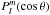\hbox{$P^m_l(\cos\theta)$}