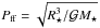 \hbox{$P_{\rm ff} = \sqrt{\Rs^3/\G\Ms}$}