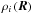 \hbox{$\rho _{i}\left( \vec{R} \right)$}