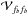 \hbox{$\mathcal{V} _{f_{b}f_{b}}$}