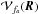 \hbox{$\mathcal{V}_{f_{a}}(\vec{R})$}