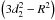 \hbox{$\left(3d_{2}^{2}-R^{2}\right) $}