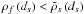 \hbox{$\rho _{f}\left( d_{s}\right)<\bar{\rho}_{s}\left( d_{s}\right)$}