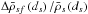 \hbox{$\Delta \bar{\rho} _{sf}\left( d_{s}\right) /\bar{\rho}_{s}\left( d_{s}\right) $}