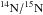 \hbox{${\rm^{14}N/ ^{15}N}$}