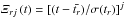 \hbox{$\mathit{\Xi}_{rj}\,(t)=[(t-\bar{t_r})/\sigma(t_r)]^j$}