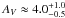 \hbox{$A_V\approx4.0_{-0.5}^{+1.0}$}