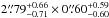 \hbox{$2\farcs79^{+0.66}_{-0.71} \times 0\farcs60^{+0.59}_{-0.60}$}