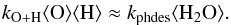 \appendix \setcounter{section}{4} \begin{eqnarray} k_{\rm O+H}\pop{O}\pop{H} \approx k_{\rm phdes}\pop{H_2O}. \label{eq:rform_water} \end{eqnarray}