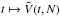 \hbox{${t \mapsto \tilde{V} (t , N) }$}