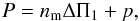 \begin{eqnarray} \label{eqt-periode} P = \nm \Tg + p, \end{eqnarray}