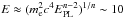 Mathematical equation: \hbox{$E\approx (m_{\rm e}^2 c^4 E_{\rm PL}^{n-2})^{1/n}\sim 10$}