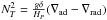 Mathematical equation: \hbox{$N^2_T={g\delta \over H_P} (\nabla_\text{ad}-\nabla_\text{rad})$}
