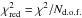Mathematical equation: \hbox{$\chi^2_{\rm red}=\chi^2/N_{\rm d.o.f.}$}