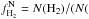 Mathematical equation: \hbox{$f^{\rm N}_\HH = N(\HH)/(N($}