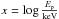 Mathematical equation: \hbox{$x=\log\frac{E_{\rm p}}{\text{keV}}$}
