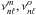 Mathematical equation: \hbox{$\nu^m_{n\ell}, \nu^o_{n\ell}$}