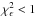Mathematical equation: \hbox{$\chi^2_\epsilon < 1$}