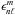 Mathematical equation: \hbox{$\epsilon^m_{n\ell}$}