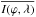 Mathematical equation: \hbox{$\overline{I(\varphi,\lambda)}$}