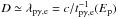 Mathematical equation: \hbox{$D\simeq\lambda_{\rm p\gamma,e}=c/t_{\rm p\gamma,e}^{-1}(E_{\rm p})$}