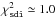 Mathematical equation: \hbox{$\chi^2_{\rm \sdi}\simeq1.0$}