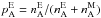 Mathematical equation: \hbox{$p_{\rm A}^{\rm E} = n_{\rm A}^{\rm E} / (n_{\rm A}^{\rm E} + n_{\rm A}^{\rm M})$}