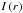 Mathematical equation: \hbox{$I\left( r \right)$}