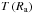 Mathematical equation: \hbox{$T\left(R_{\rm a}\right)$}