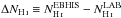 Mathematical equation: \hbox{$\Delta N_\ion{H}{i}\equiv N_\ion{H}{i}^\mathrm{EBHIS}-N_\ion{H}{i}^\mathrm{LAB}$}
