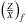 Mathematical equation: \hbox{$\left( \frac{Z}{X} \right)_{f}$}