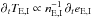 Mathematical equation: \hbox{$\partial_{t} T_{\rm E,I}\propto n_{\rm E,I}^{-1}\, \partial_{t} e_{\rm E,I}$}