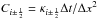 Mathematical equation: \hbox{$C_{i\pm\frac{1}{2}}=\kappa_{i\pm\frac{1}{2}}\Delta t/\Delta x^{2} $}