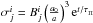Mathematical equation: \hbox{$\sigma^i_j = B^i_j\left(\frac{a_0}{a}\right)^3\hbox{e}^{t/\tau_{_\Pi}}$}
