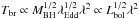 Mathematical equation: \hbox{$T_{\mathrm{br}}\propto M_{\mathrm{BH}}^{1/2}\lambda_{\mathrm{Edd}}^{1/2}\lambda^{2}\propto L_{\mathrm{bol}}^{1/2}\lambda^{2}$}