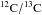 Mathematical equation: \hbox{${\rm ^{12}C/^{13}C}$}