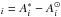 Mathematical equation: \hbox{$_{i} = A^{*}_{i} - A^{\odot}_{i}$}
