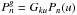 \hbox{$P^{g}_{n} = G_{ku} P_{n}(u)$}