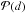 \hbox{$\mathcal{P}(d)$}