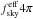 \hbox{$f_{\rm sky}^{\rm eff}4\pi$}