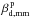 \hbox{$\beta^{\,\rm p}_{\rm d,mm}$}