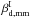\hbox{$\beta^{\rm I}_{\rm d,mm}$}