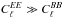 \hbox{$C_\ell^{EE}\gg C_\ell^{BB}$}